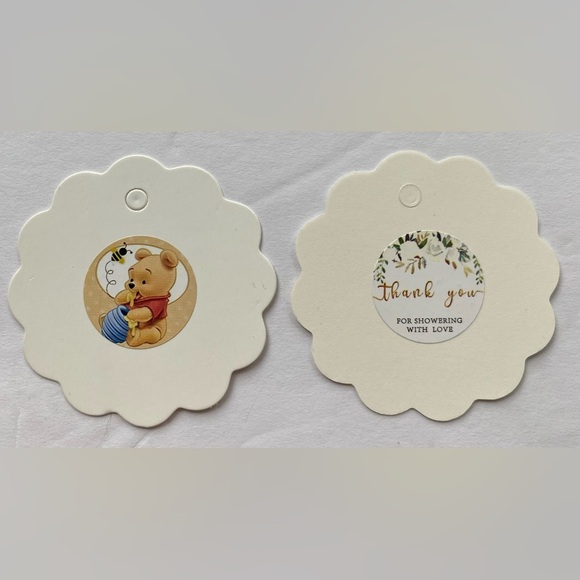5/$30 Bee/Honey Winnie-the-Pooh Kraft Bags, cellophane bags, tags & stickers - Picture 8 of 10